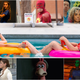 Clockwise from top left: Booksmart (Annapurna Pictures); Super (IFC); Sorry To Bother You (Annapurna Pictures); Palm Springs (Hulu); Tragedy Girls (Gunpowder & Sky); Chicken Run (Dreamworks Pictures); Hitch (Columbia Pictures)